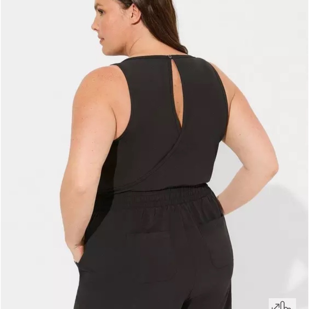 torrid Black Racerback Tank/Jumpsuit - Picture 2 of 5